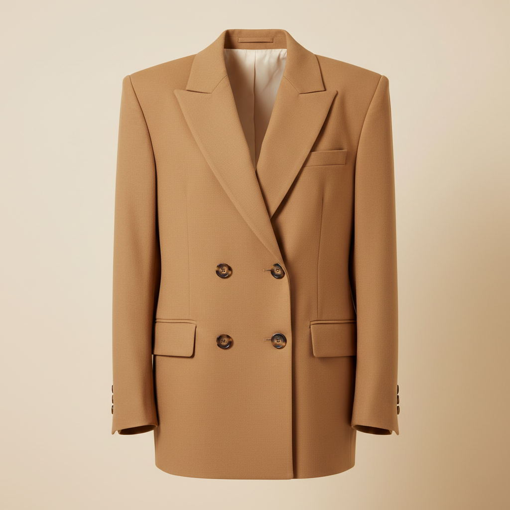 Camel Oversized Blazer