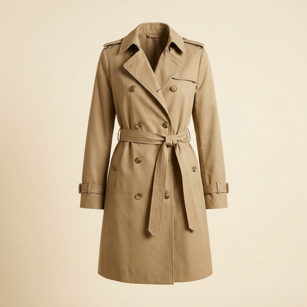 Classic Khaki Trench Coat